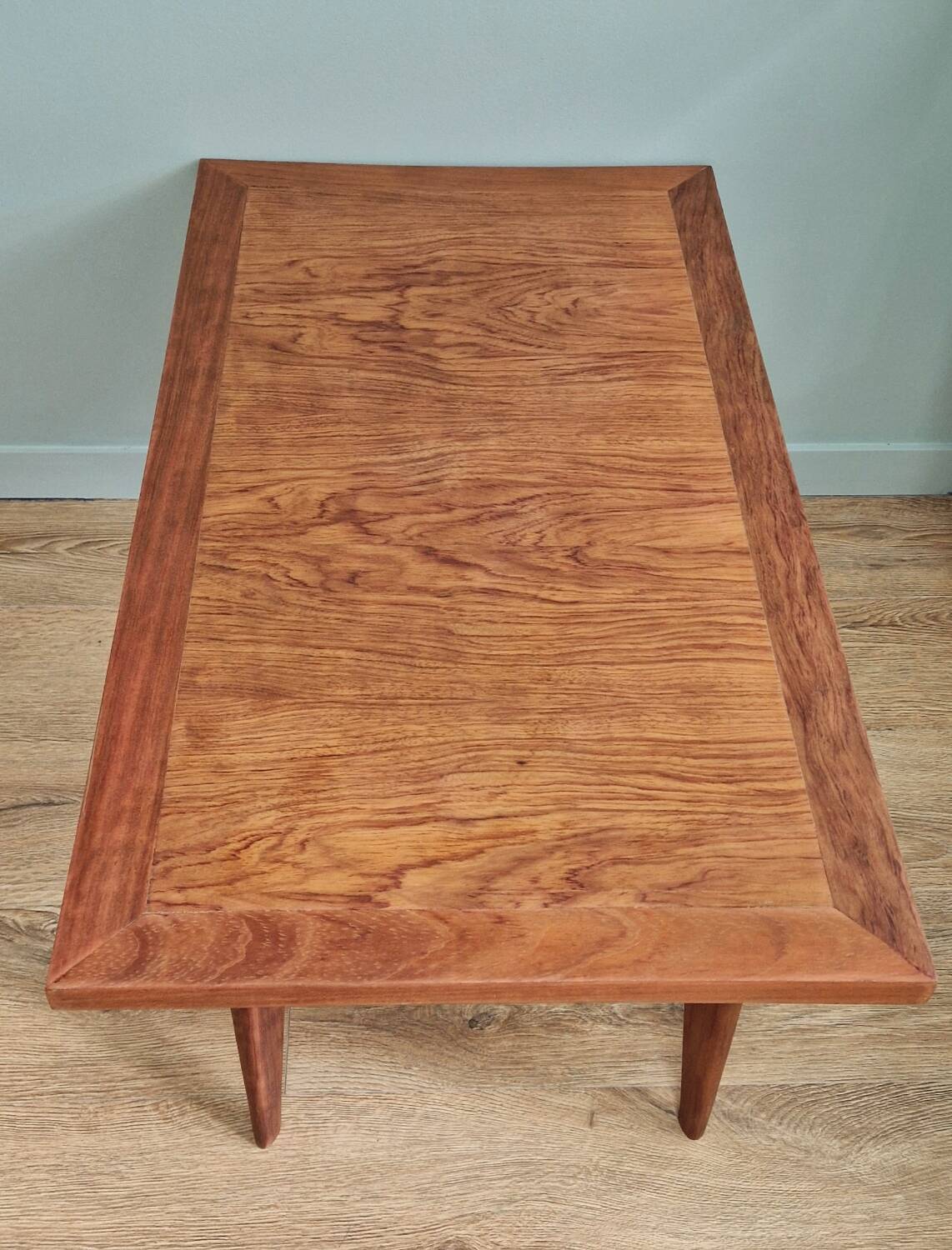 Scandinavian style coffee table from the 50s in rosewood