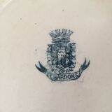 Dish porcelain Opaque of Gien
