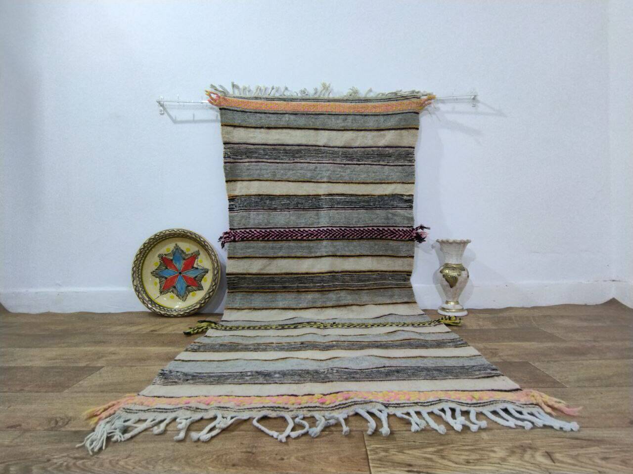 Handcrafted Moroccan Berber Rug 183 X 88CM