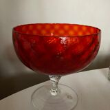 Product Popup Noel 22 Red Frost Glass Cup 1960