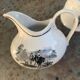 Coffee or tea service, earthenware with rustic motif, Keralux, Boch