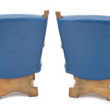 set of two Flemish armchairs