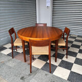 Set of 5 chairs from the 1950s designed by Georg Leowald.