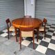 Set of 5 chairs from the 1950s designed by Georg Leowald.