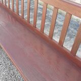 Oak station bench 2m80