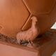 Football lamp and terracotta rooster from the 80s