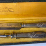 Pair of silver-filled cutlery