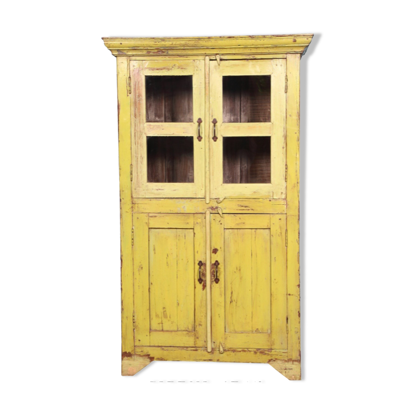 Yellow teak cabinet