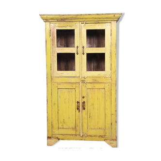 Yellow teak cabinet