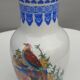 Porcelain vase birds lyres and nightingales from Japan