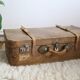Pretty leather suitcase from the 40s/50s