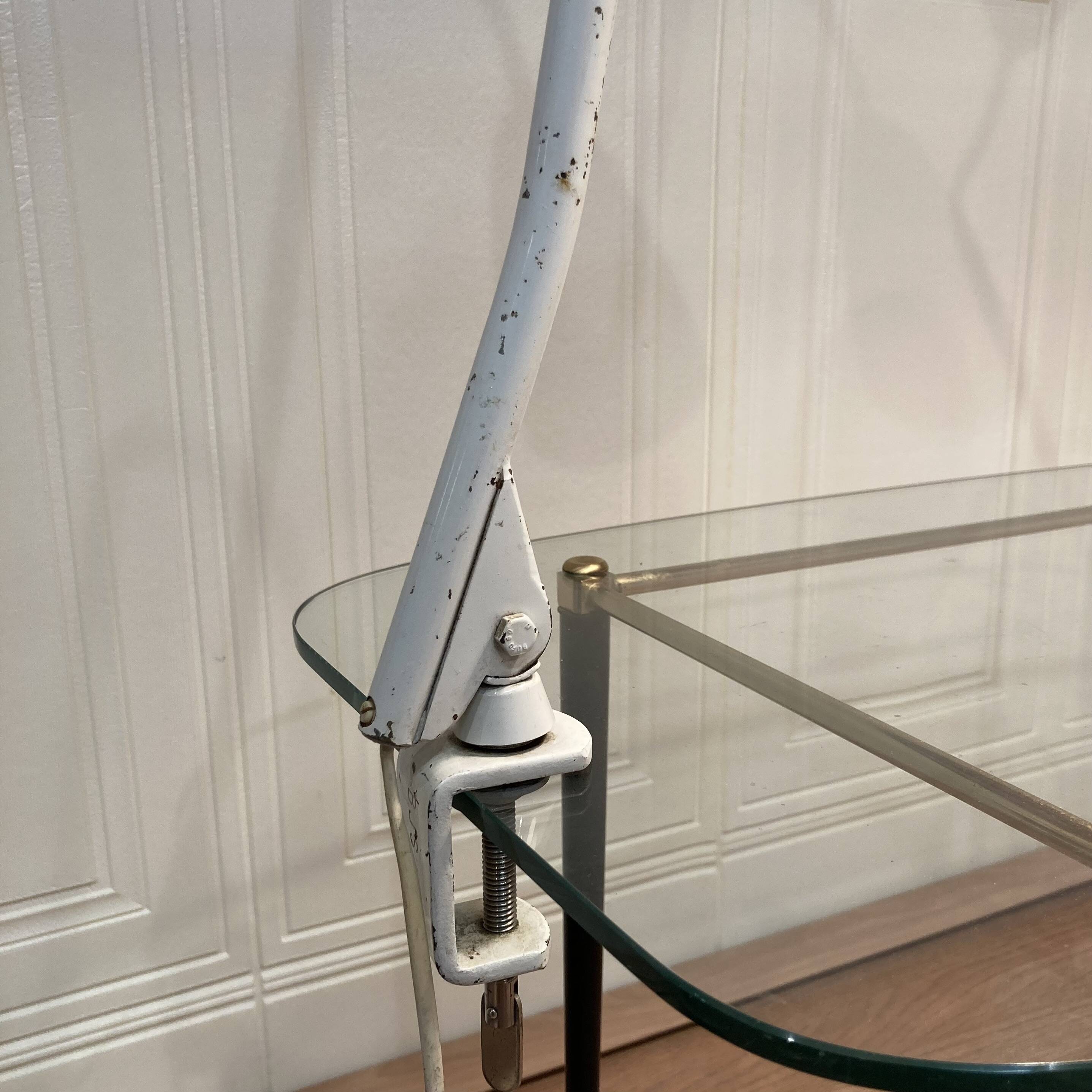 Pair of large modular scandinavian design wall lights from the 1950s.