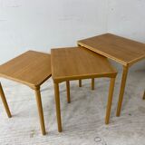 Danish Set Off Nesting Tables by E. W. Bach, 1960s, Set of 3