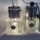 2 spotlights by Sciolari for Poliarte Murano glass vintage