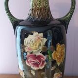 Large art deco ceramic vase form Amphora