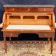 Vintage flamed mahogany cylinder desk