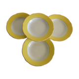 4 plates Lunéville model Daffodil