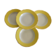 4 plates Lunéville model Daffodil