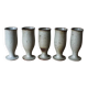 Lot de 5 verres à pied en grès - Poterie Le Cep