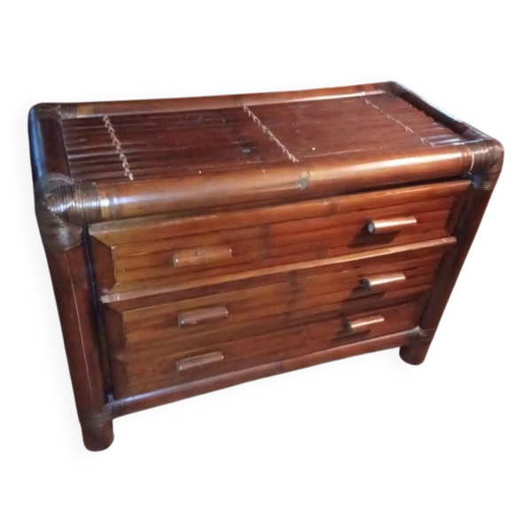 Belle commode bambou