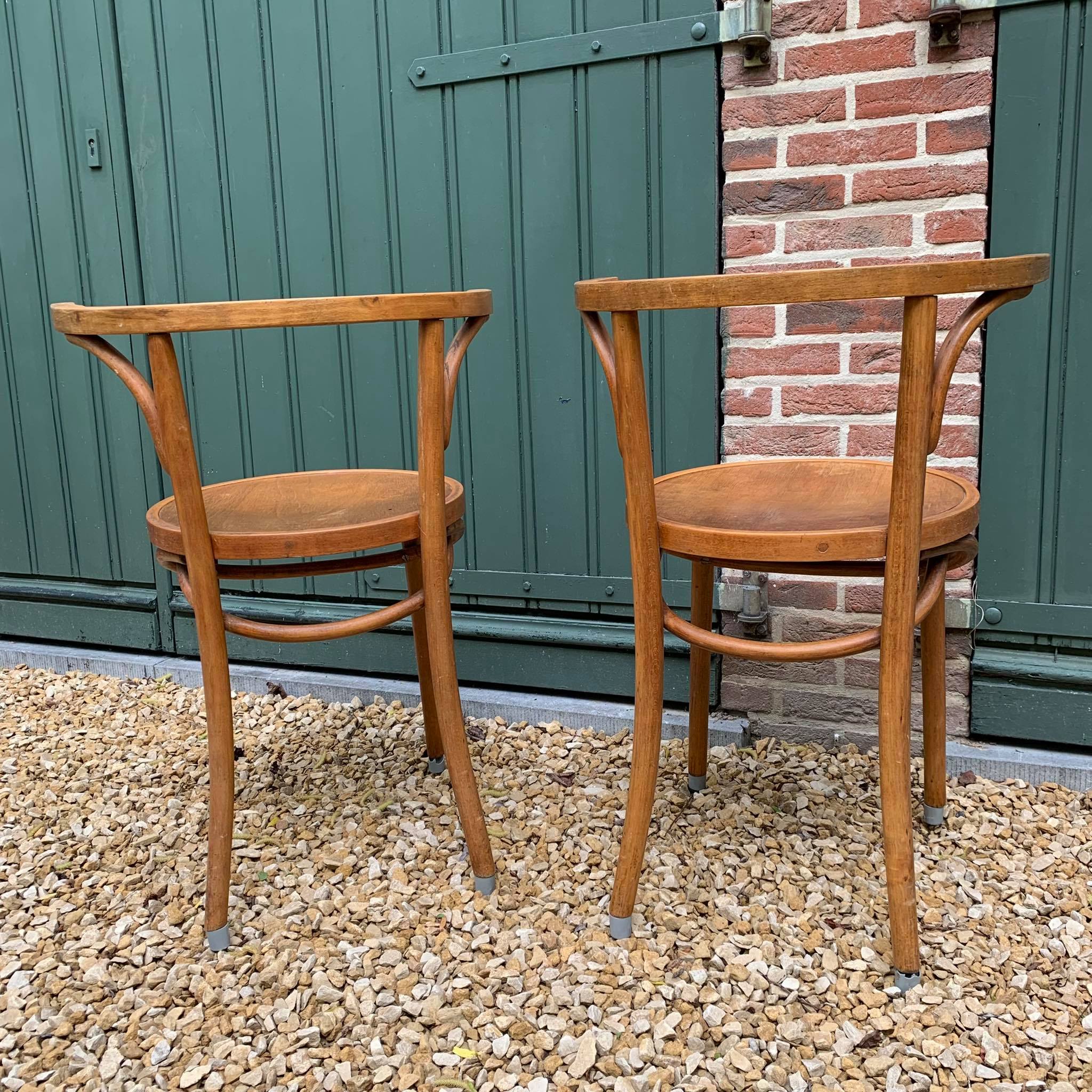 Pair of bistro chairs