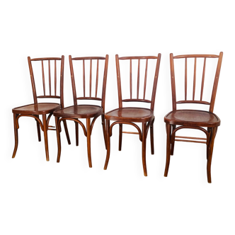 Ensemble de 4 chaises de bistrot