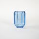 Blue glass vase, Danish design, 1960s, made in Denmark