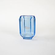 Vase en verre bleu, design danois, années 1960, fabriqué au Danemark
