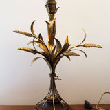 Lamp ear of wheat brass and wood