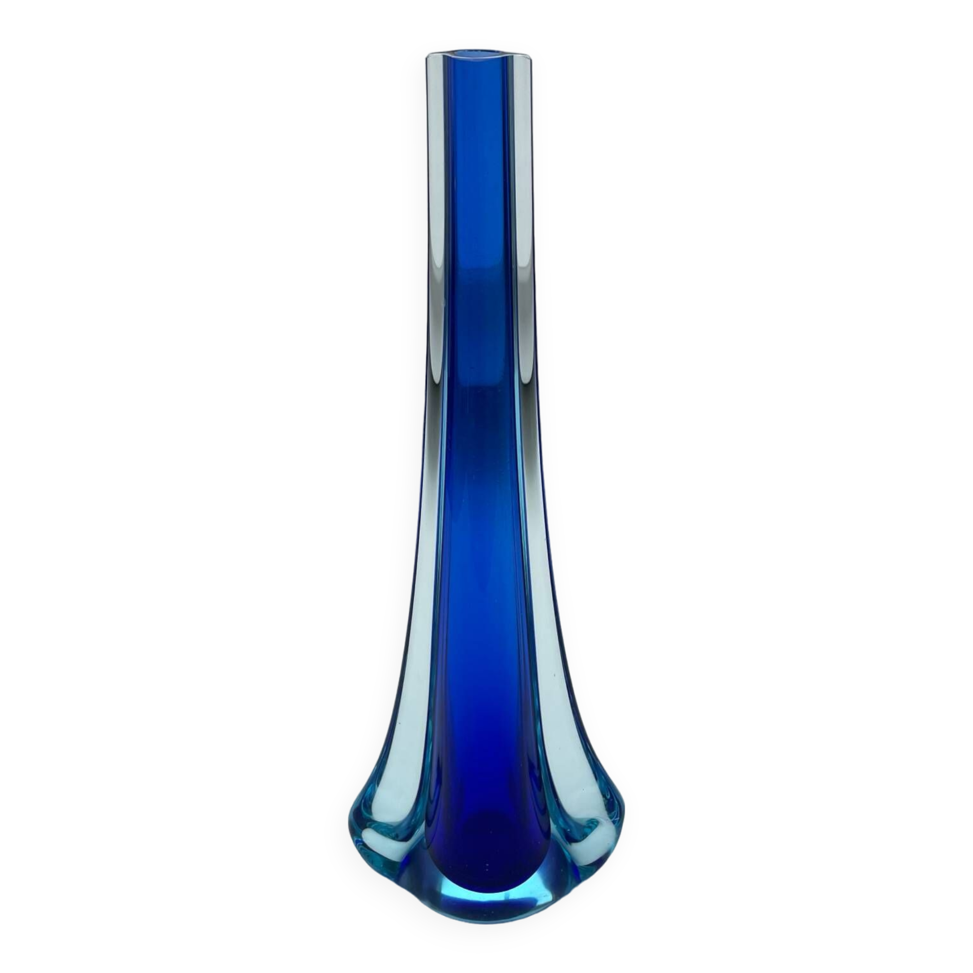 Solifleur vase Sommerso Murano Italy