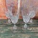 Set of 4 Cristal d'Arques Pompadour wine glasses height 13cm