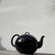 Black fine porcelain teapot