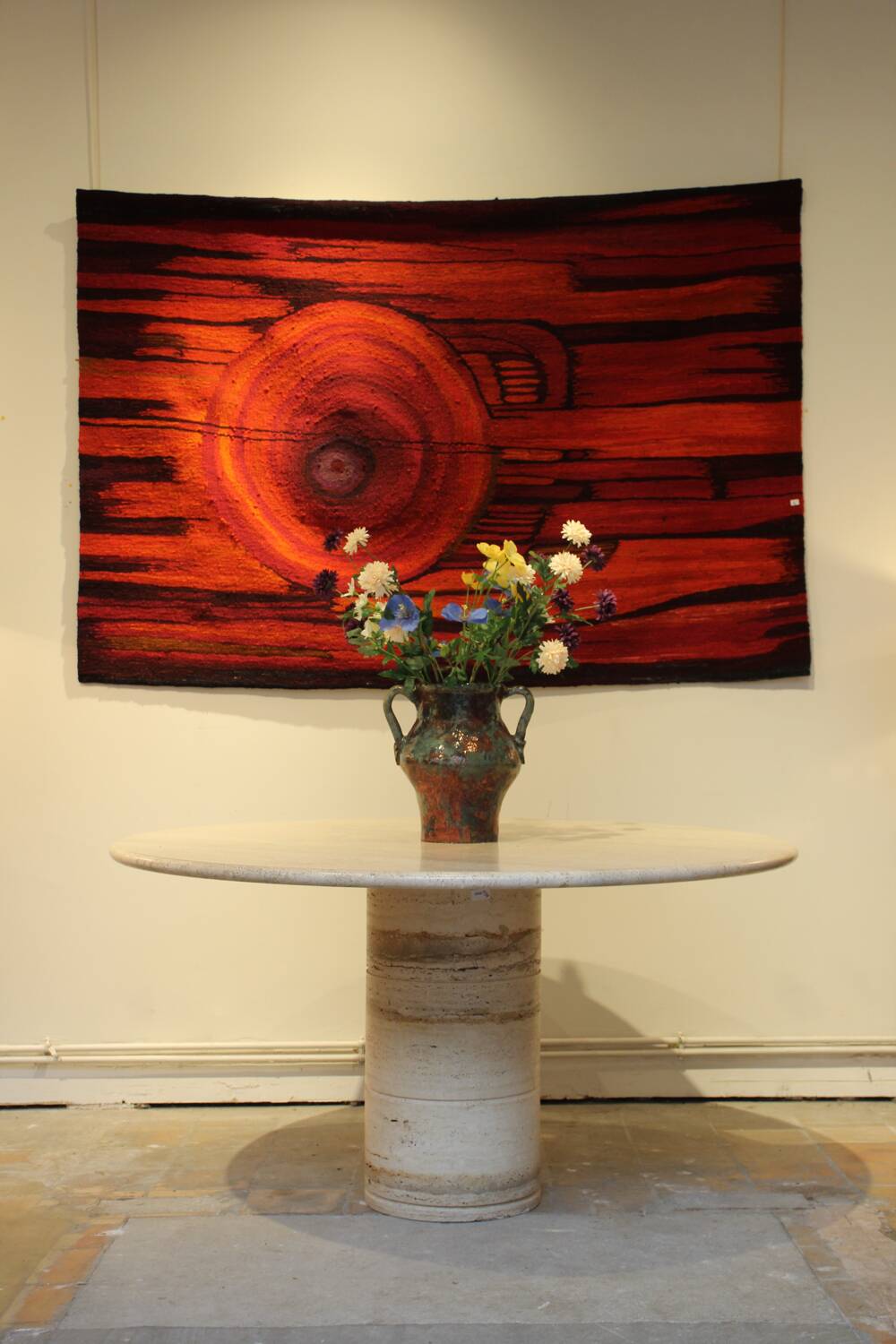 Travertine table edition Up & Up, Italy 1970