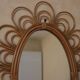 Rattan mirror