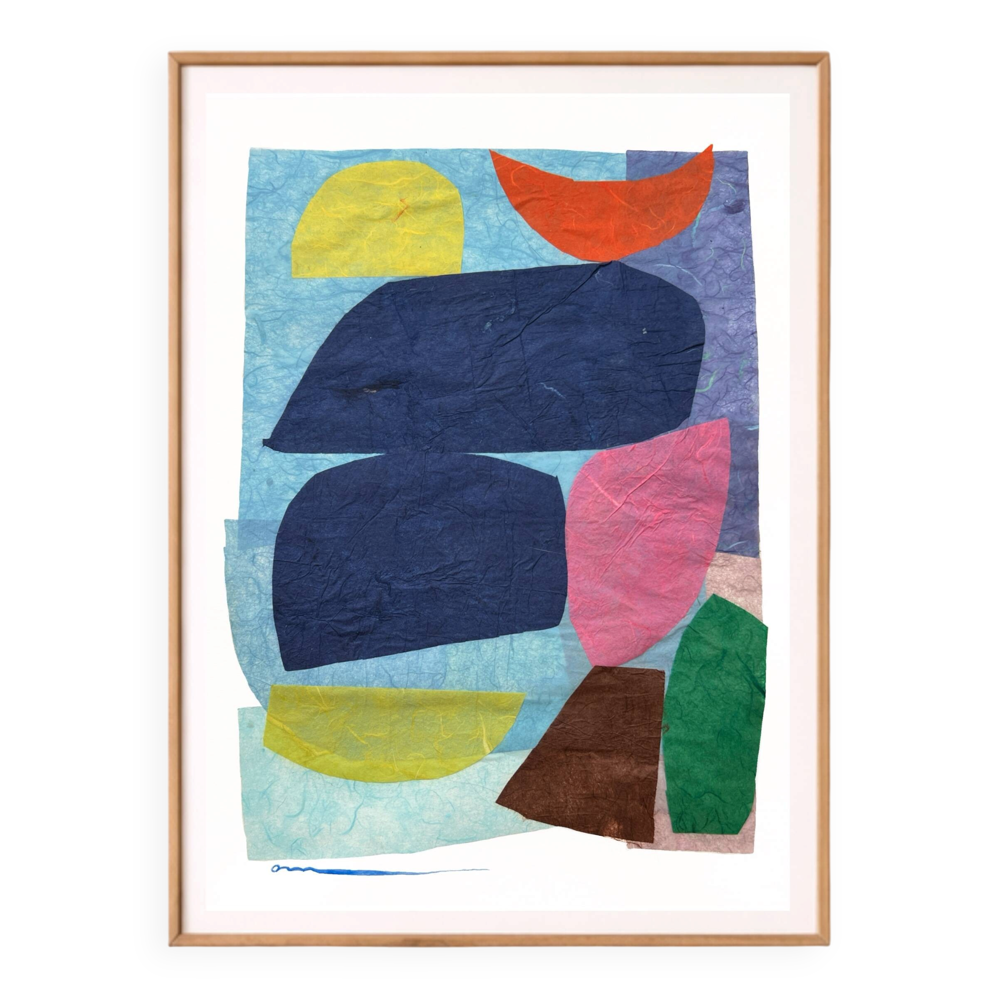 Collage on paper