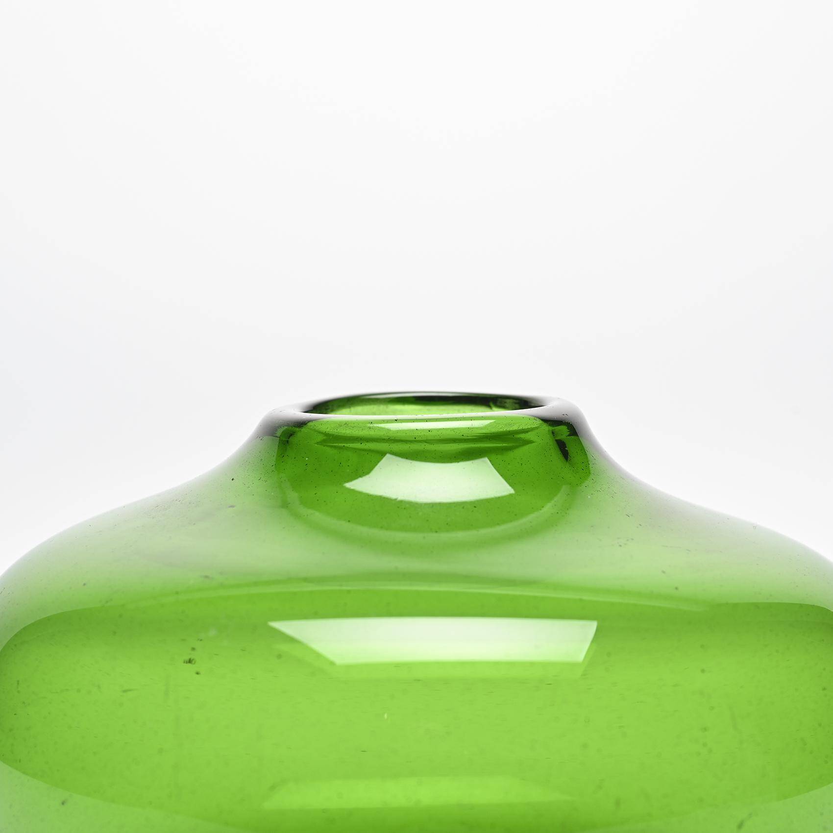 Claude Morin, blown glass vase, France