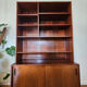 Scandinavian library in rosewood