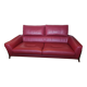 Roche Bobois canapé allusion red leather - designers Tapinassi & Manzoni