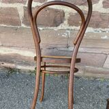 Paire de chaises bistrot bois courbé