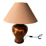 Lancel Paris ceramic living room lamp, 1980s / made in Italy