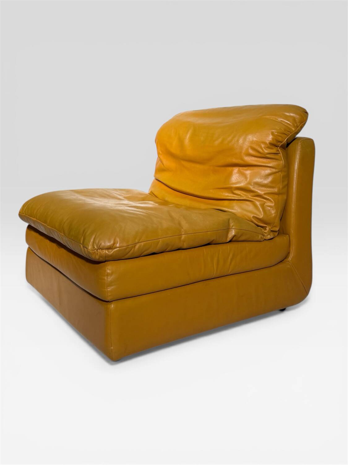 Vintage leather armchair