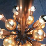 Atomic Brass Ceiling Suspension by Dorothee Becker for Cosack, 1970s.