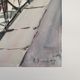 André Duculty (1912-1990) Watercolor on paper "Annecy (Haute Savoie)" Signed lower right