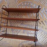 String shelves wood and metal