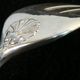 12 SFAM cake forks in silver metal Russian handle