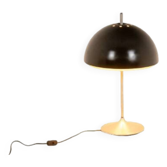 Stainless steel mushroom lamp, 1970s