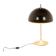 Lampe champignon en inox, années 1970