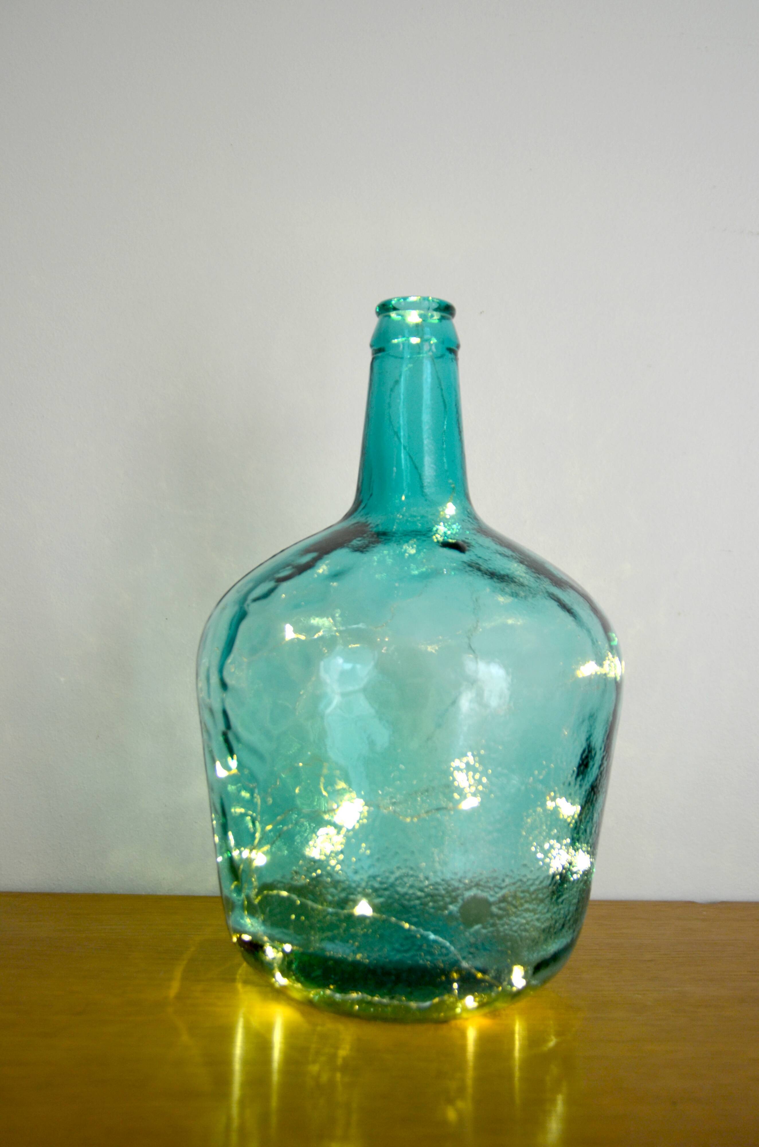 Blue demijohn carboy