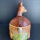 Vintage terrine in earthenware by Michel Caugant - Roe Deer / Stag shape