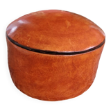 Orange leather box
